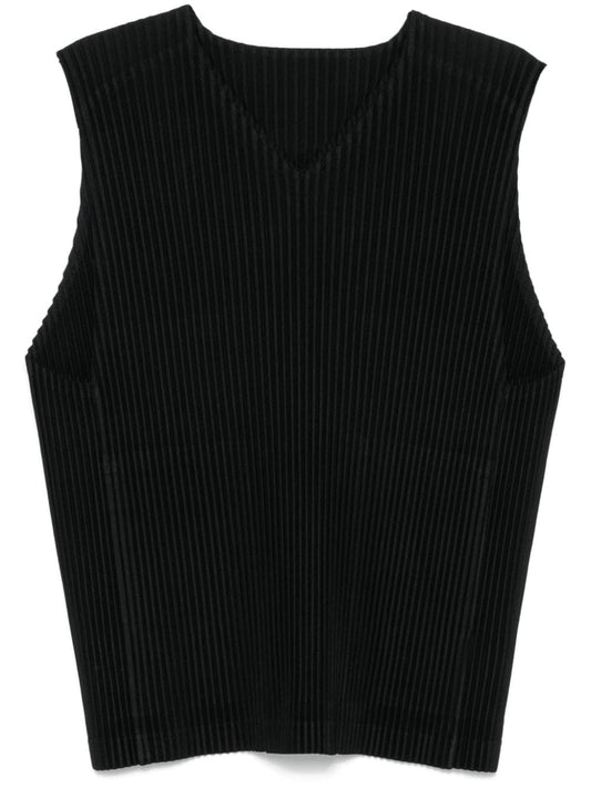 Pleated tank top