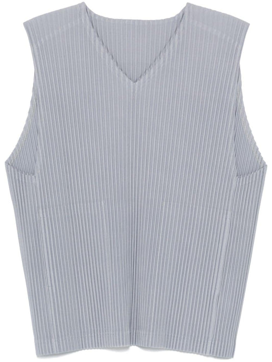 Pleated tank top