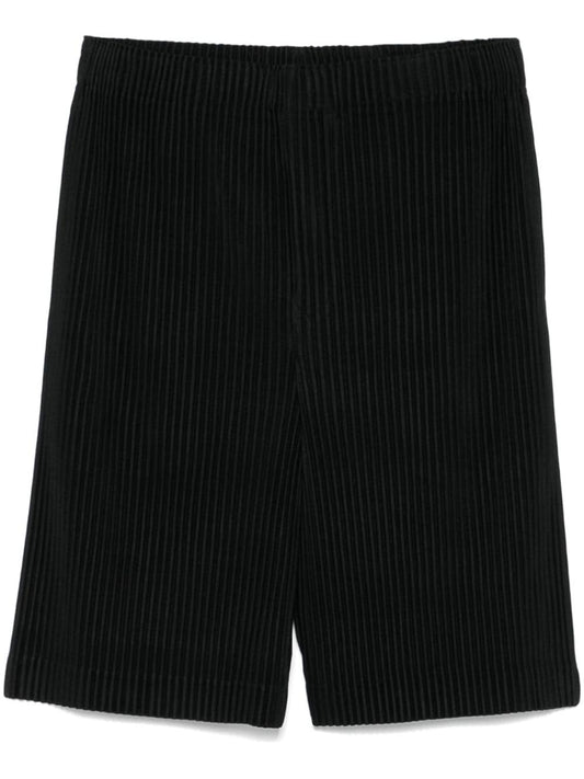 Pleated shorts