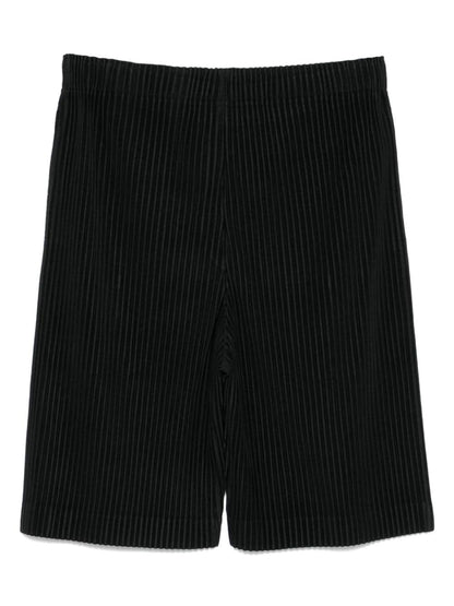 Pleated shorts