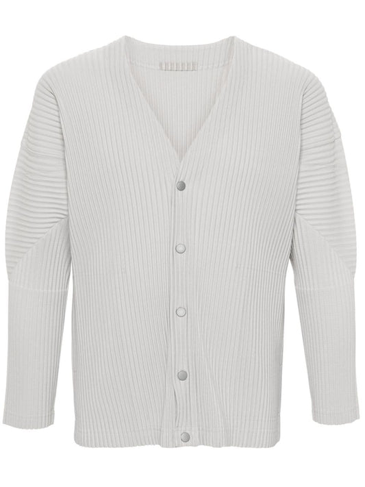 Pleated cardigan