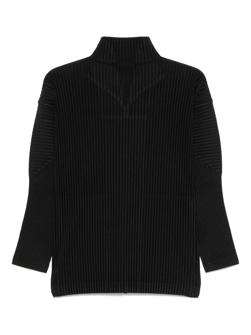 Pleated cardigan