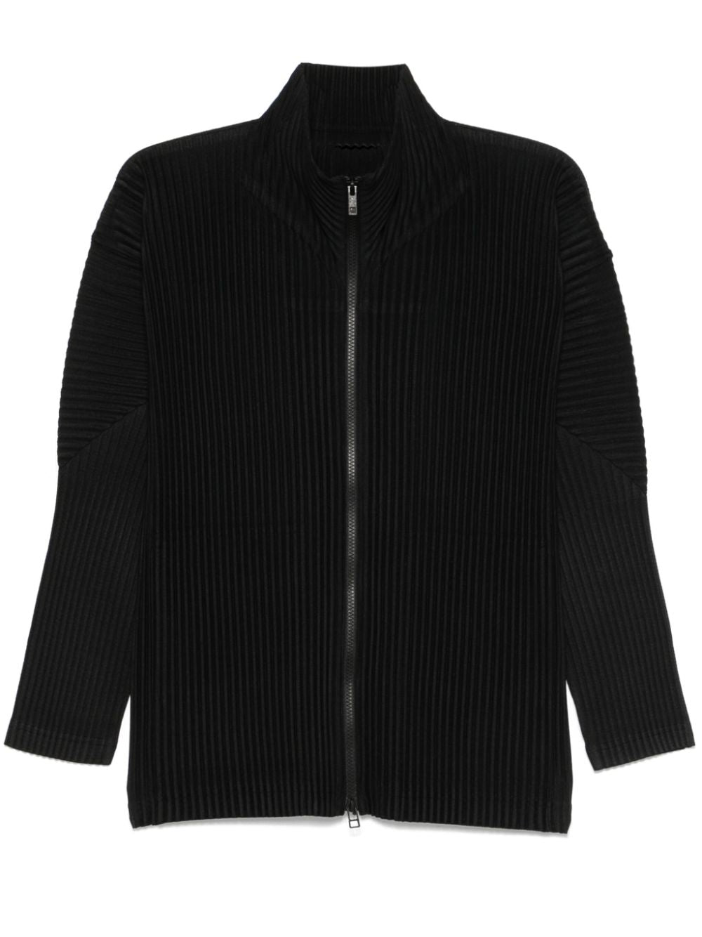 Pleated cardigan