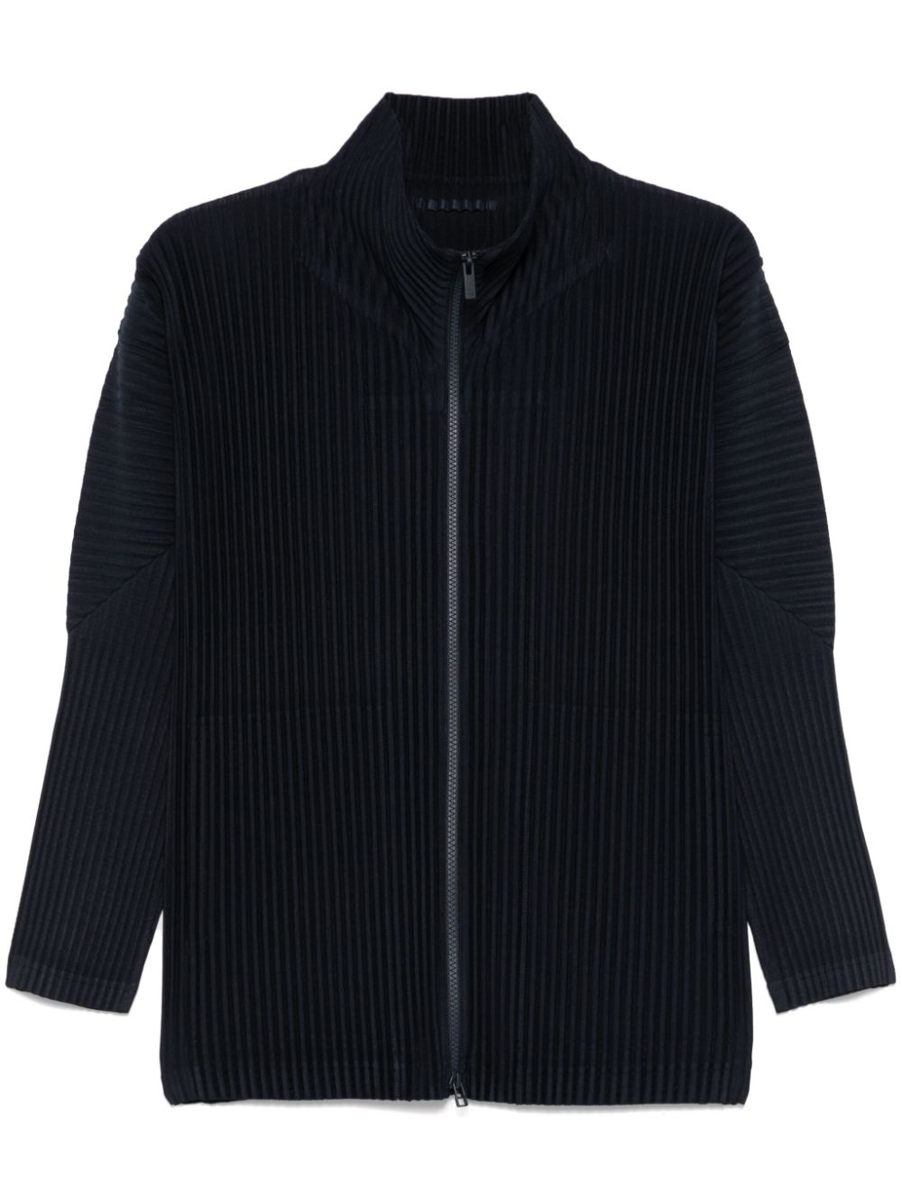 Pleated cardigan