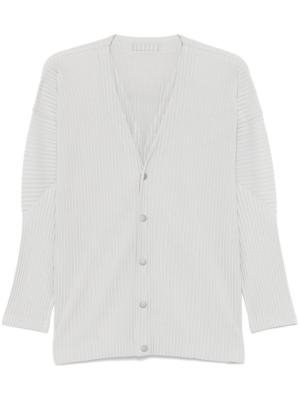 Pleated cardigan