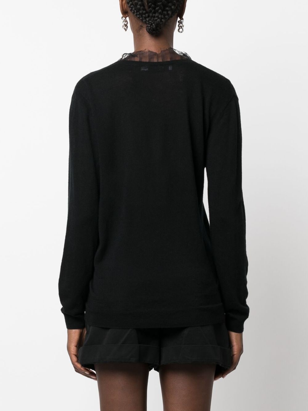 Haby v-necked wool jumper