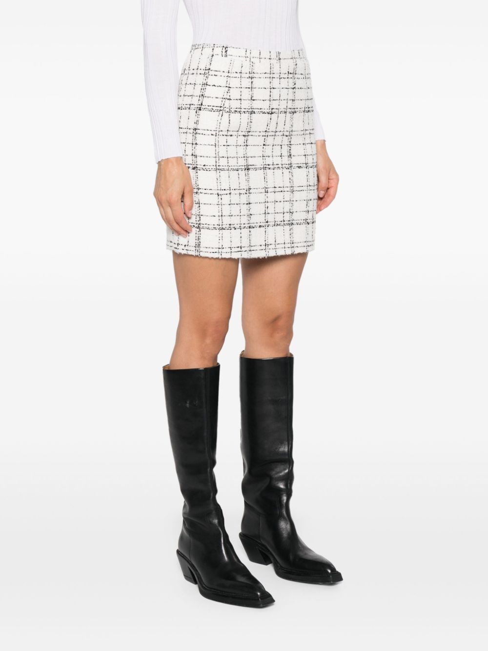 Zuriel tweed mini skirt