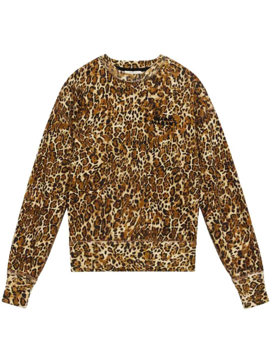 Shad leopard print sweatshirt