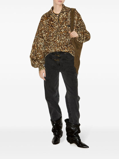 Wilda leopard print sweatshirt