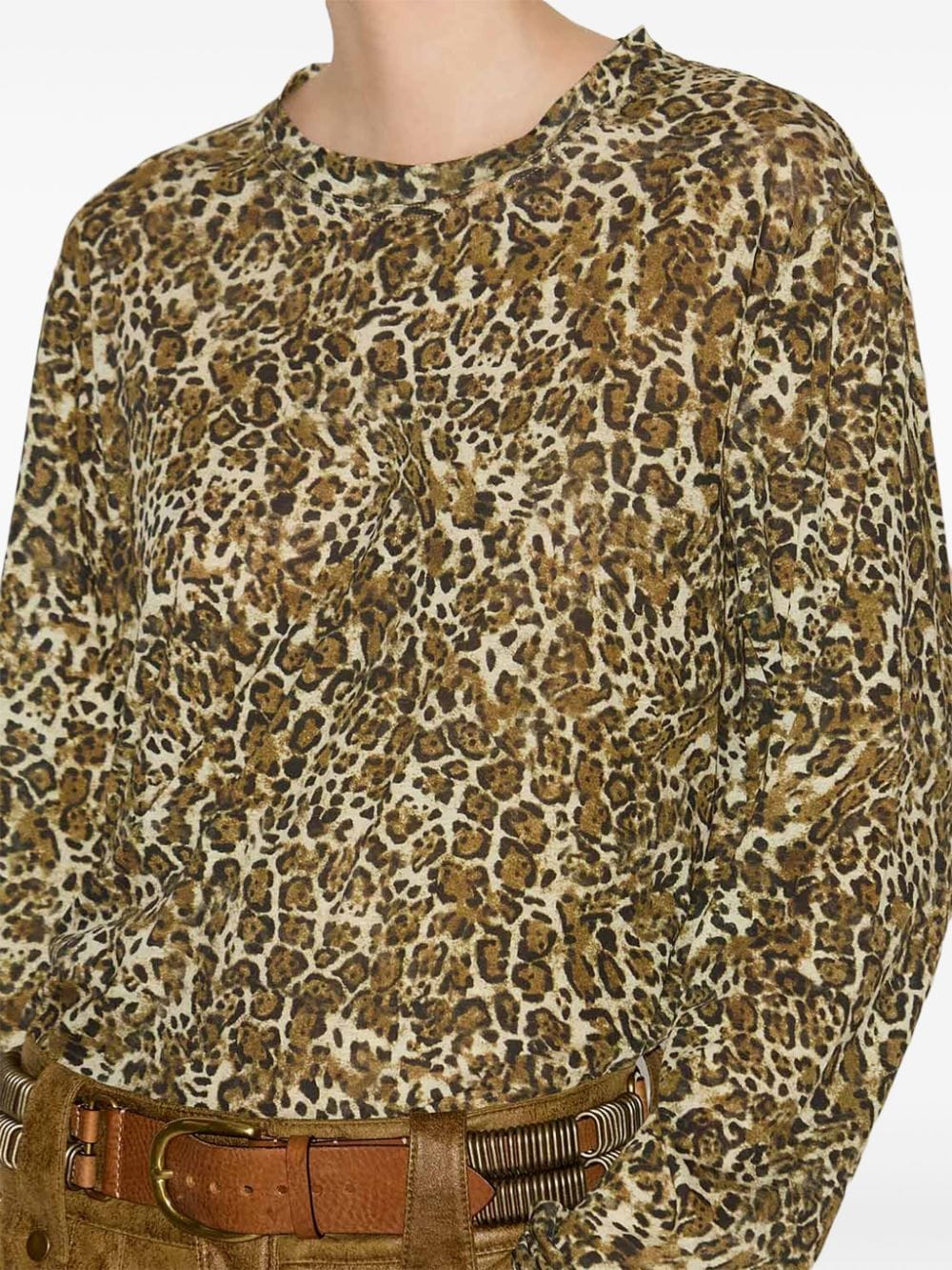 Zakane leopard print t-shirt