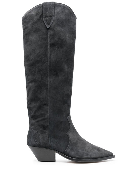 Denvee suede leather boots