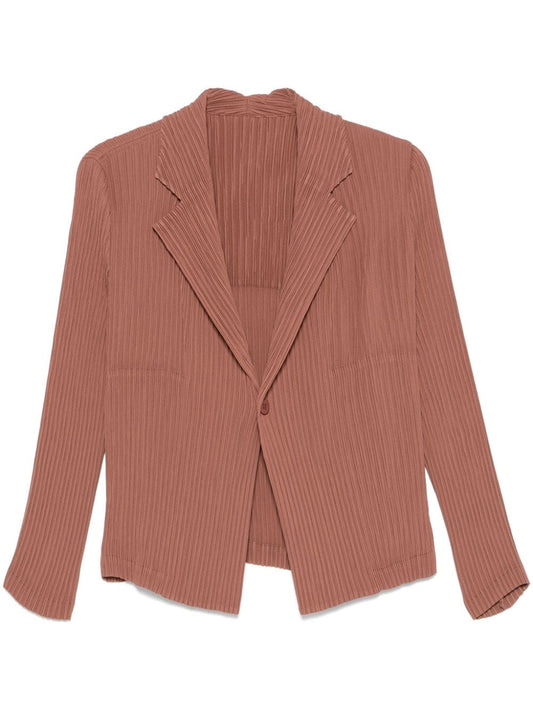 Short single-breasted jacket