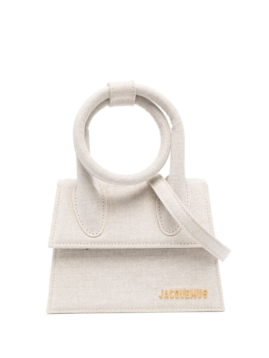 Le chiquito noeud canvas handbag