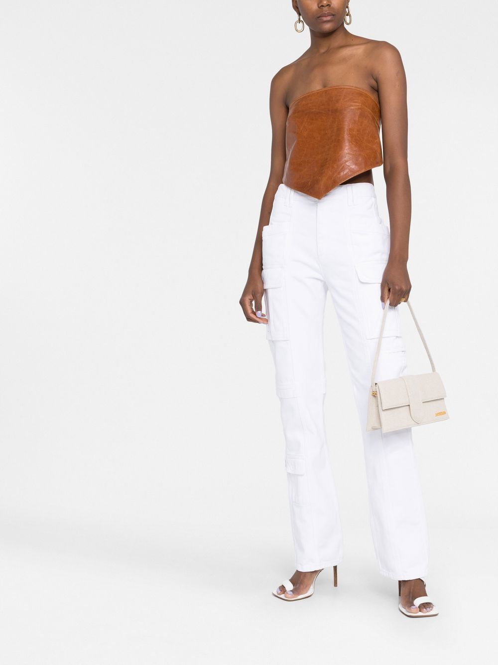 Le bambino long leather shoulder bag