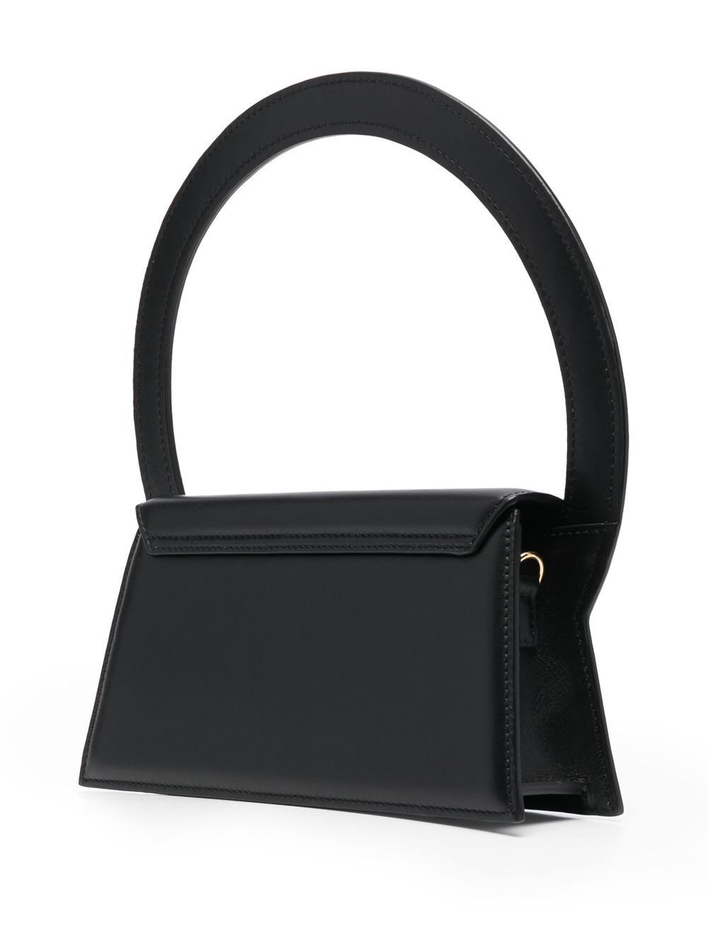 Le sac rond leather handbag