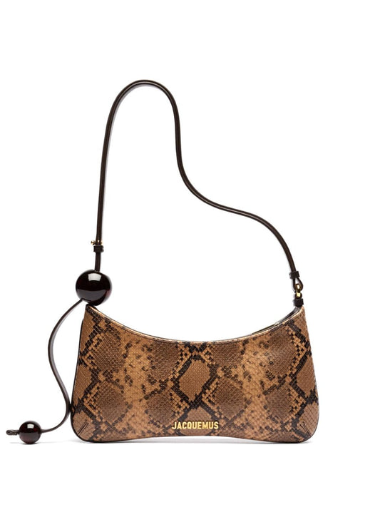 Le bisou perle leather shoulder bag