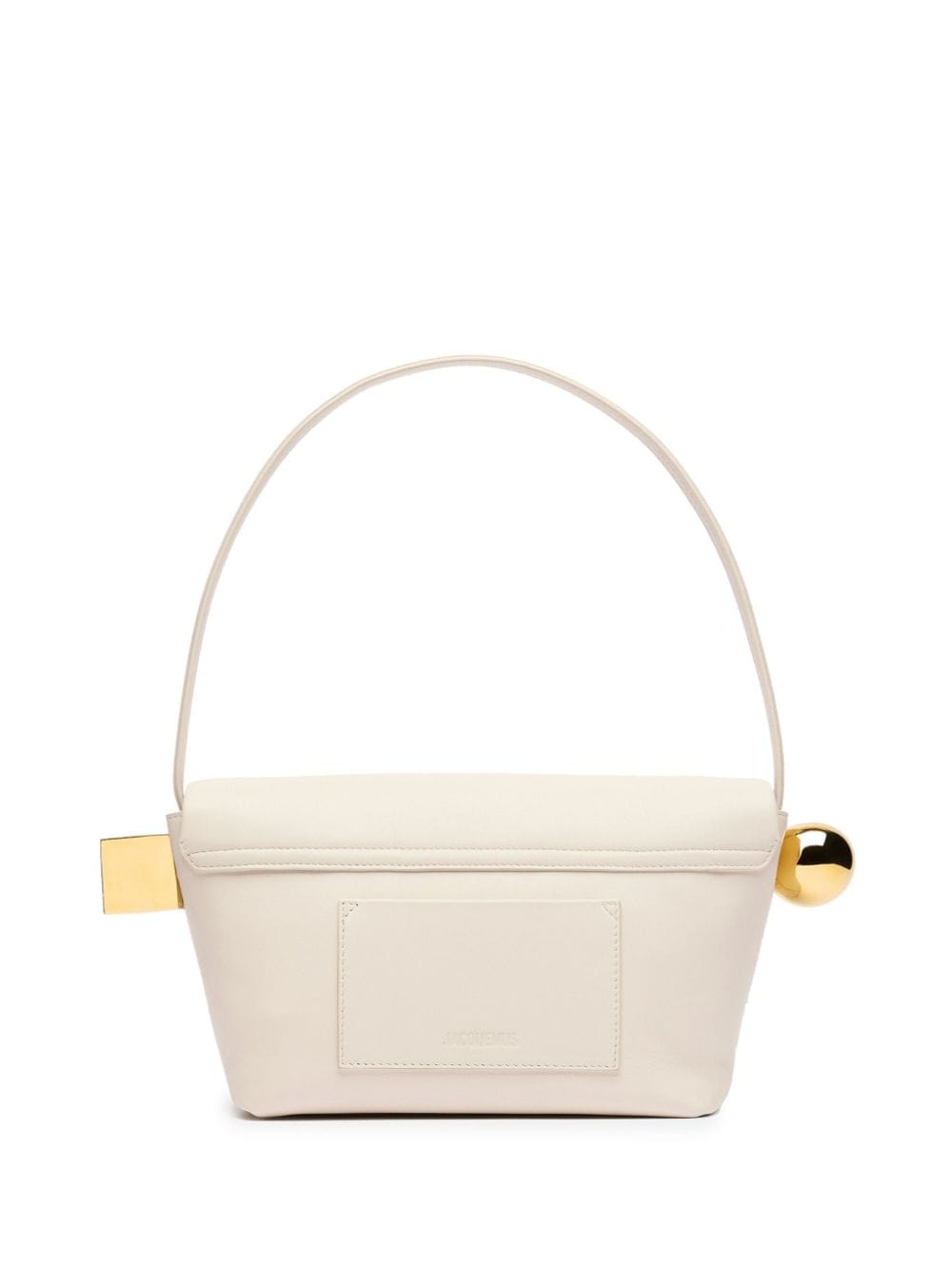 Le rond carre leather shoulder bag