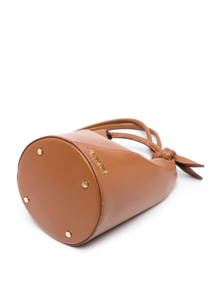 Le petit tourni leather bucket bag