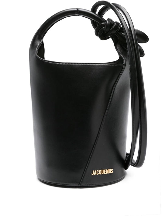 Le petit tourni leather bucket bag