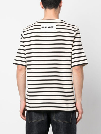 Striped cotton t-shirt