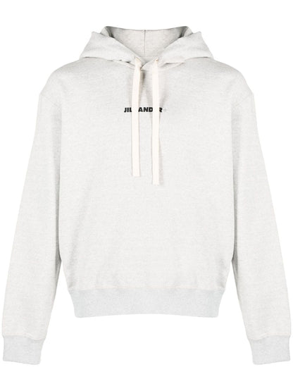 Logo cotton hoodie