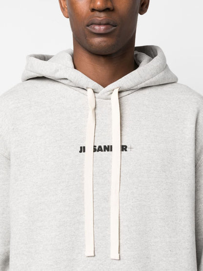 Logo cotton hoodie