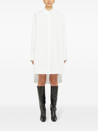 Cotton shirt dress