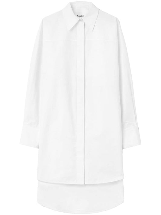 Cotton shirt dress