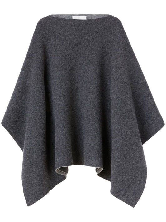 Cashmere and wool blend cape