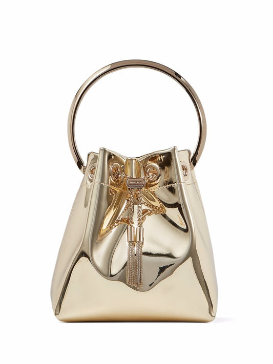 Bon bon leather bucket bag