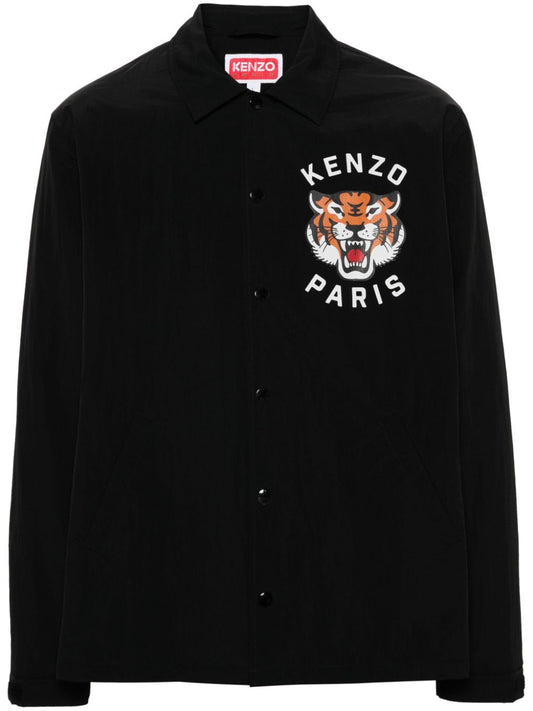 Lucky tiger nylon overshirt