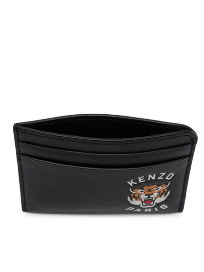 Kenzo varsity leather card case