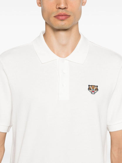 Lucky tiger organic cotton polo shirt