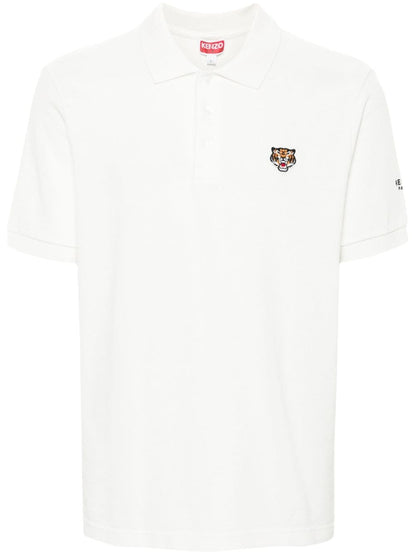 Lucky tiger organic cotton polo shirt