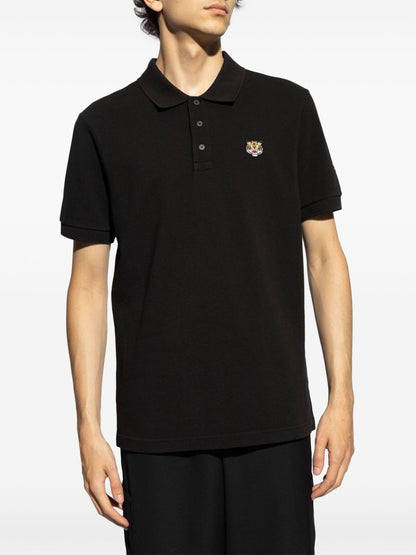 Lucky tiger organic cotton polo shirt