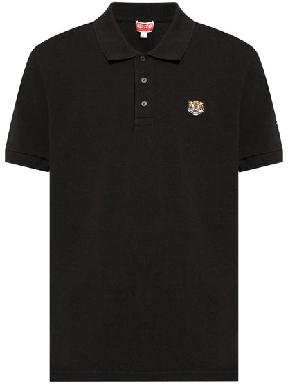 Lucky tiger organic cotton polo shirt