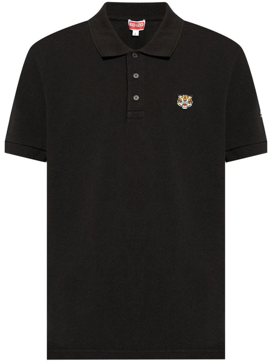 Lucky tiger organic cotton polo shirt