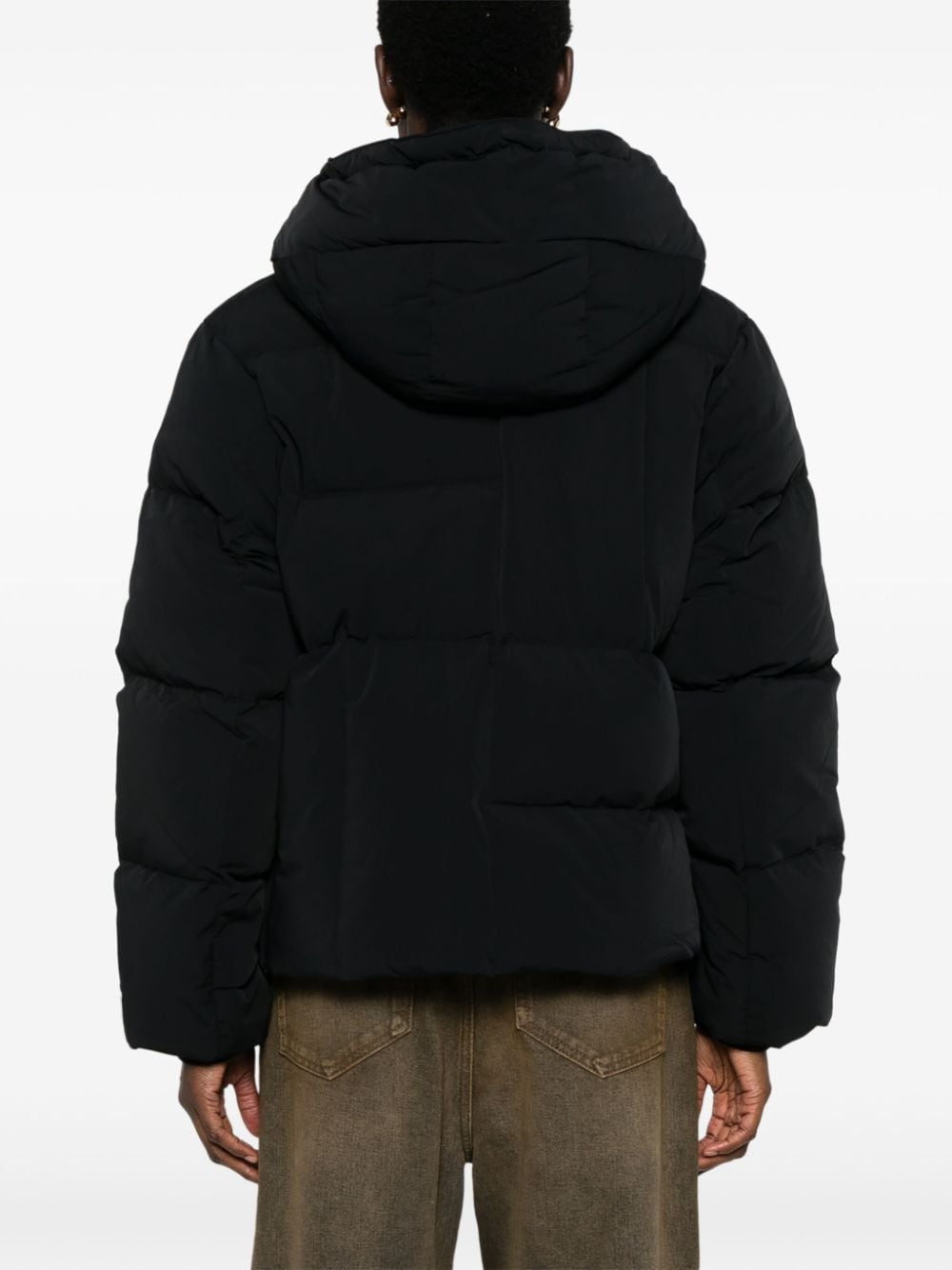 Nylon puffer jacket