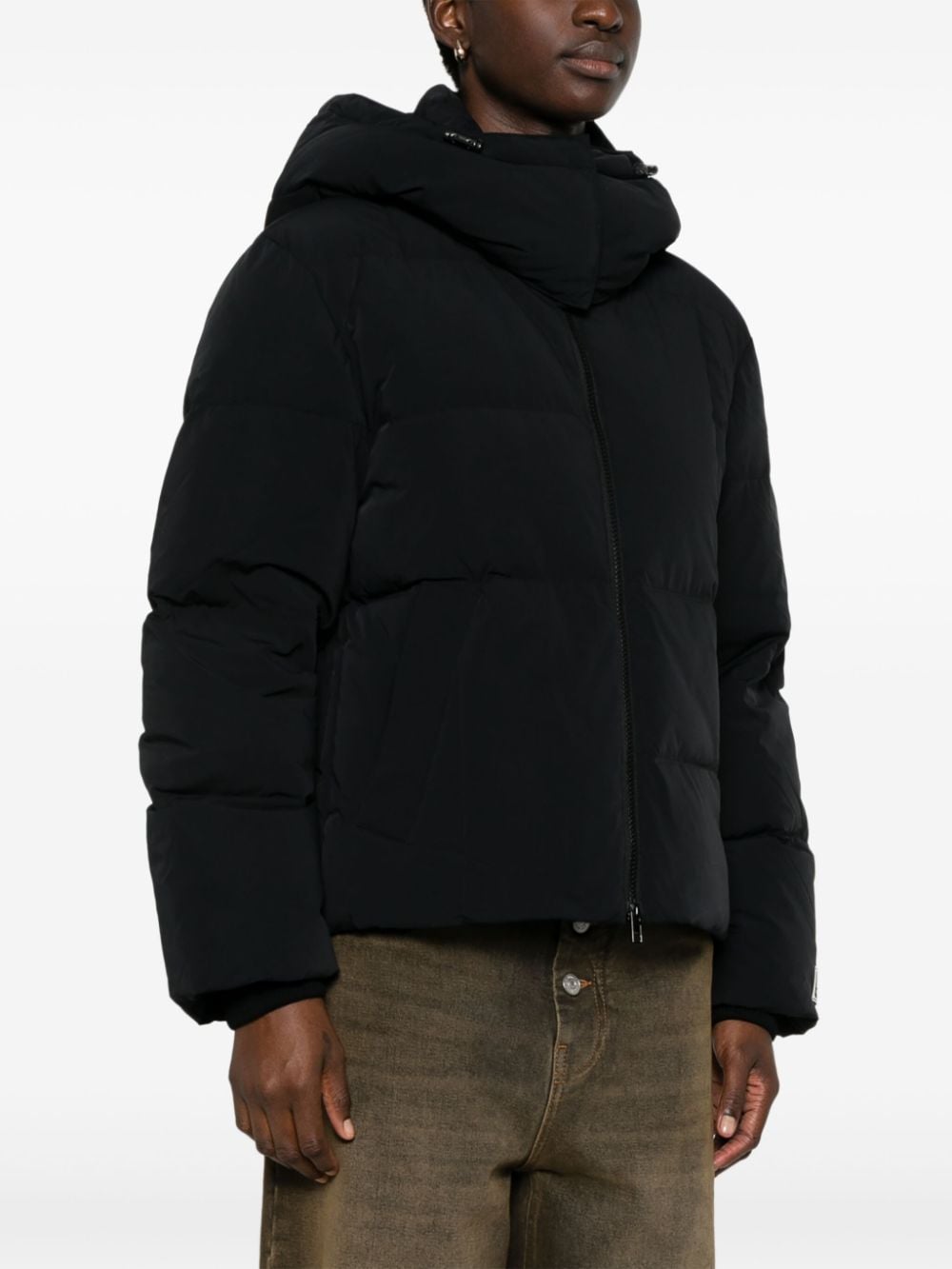 Nylon puffer jacket