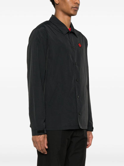 Boke flower nylon overshirt