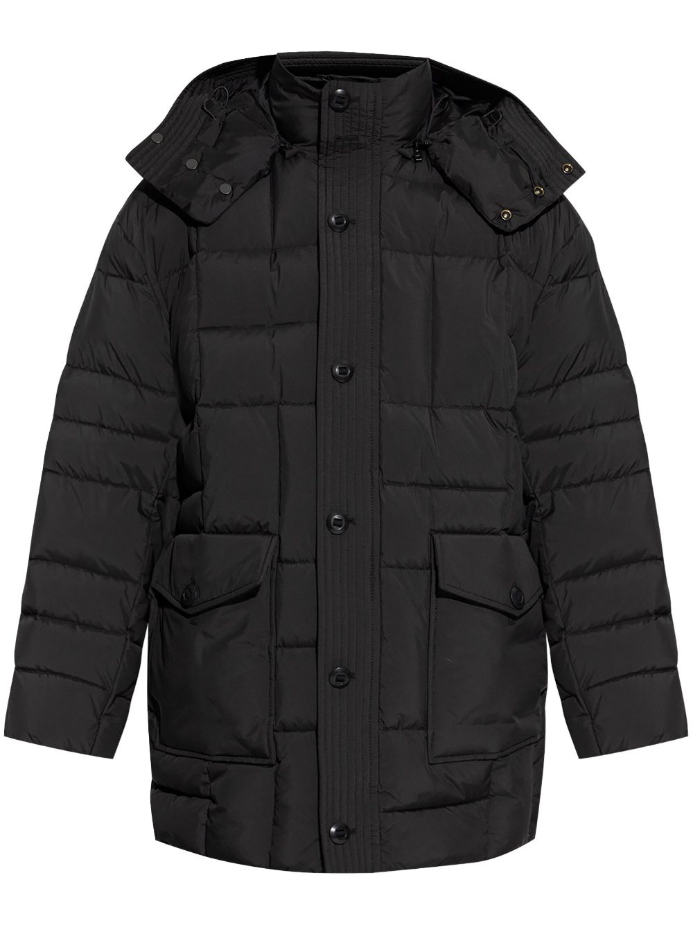 Nylon short down jacket