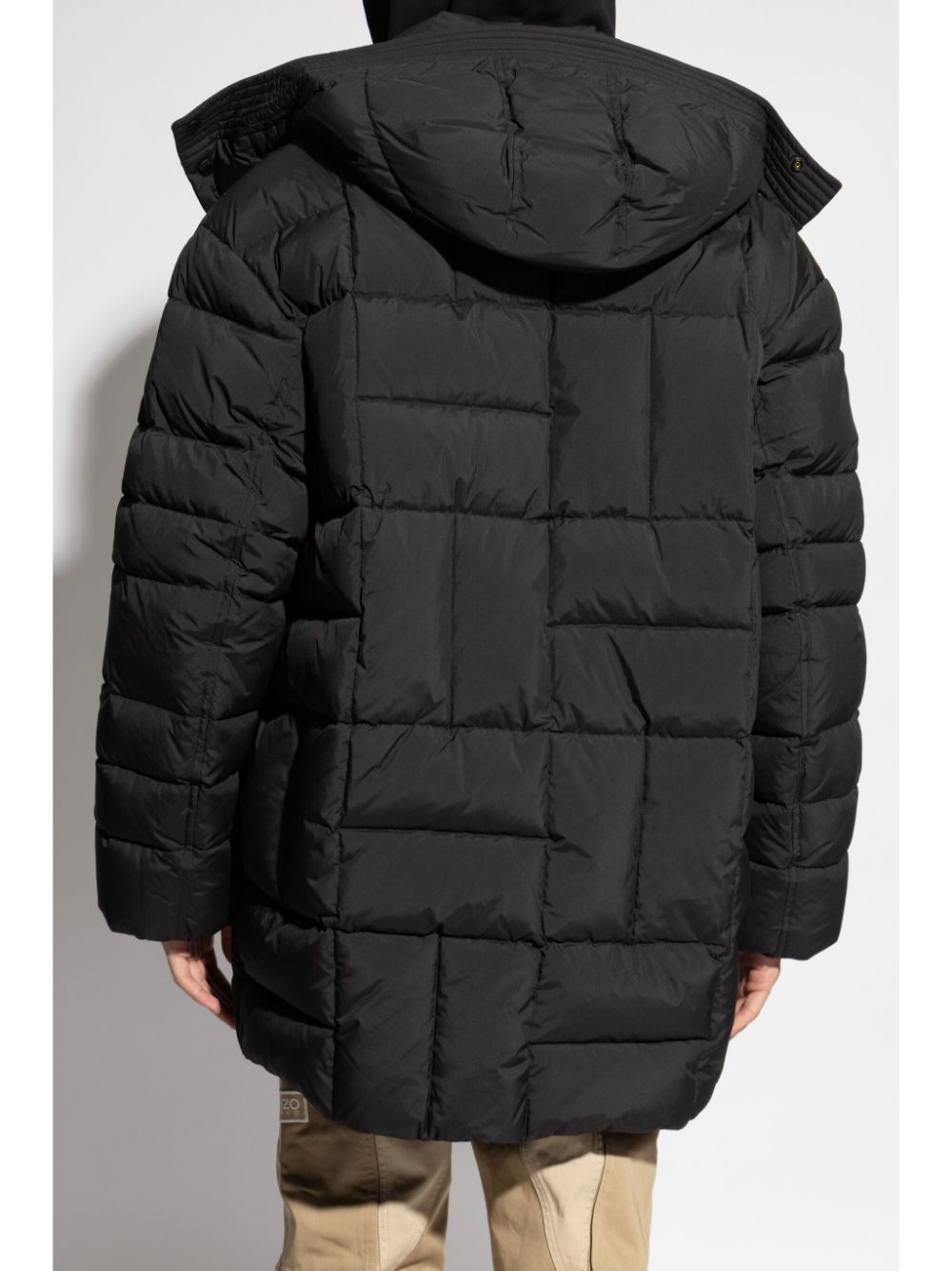 Nylon short down jacket