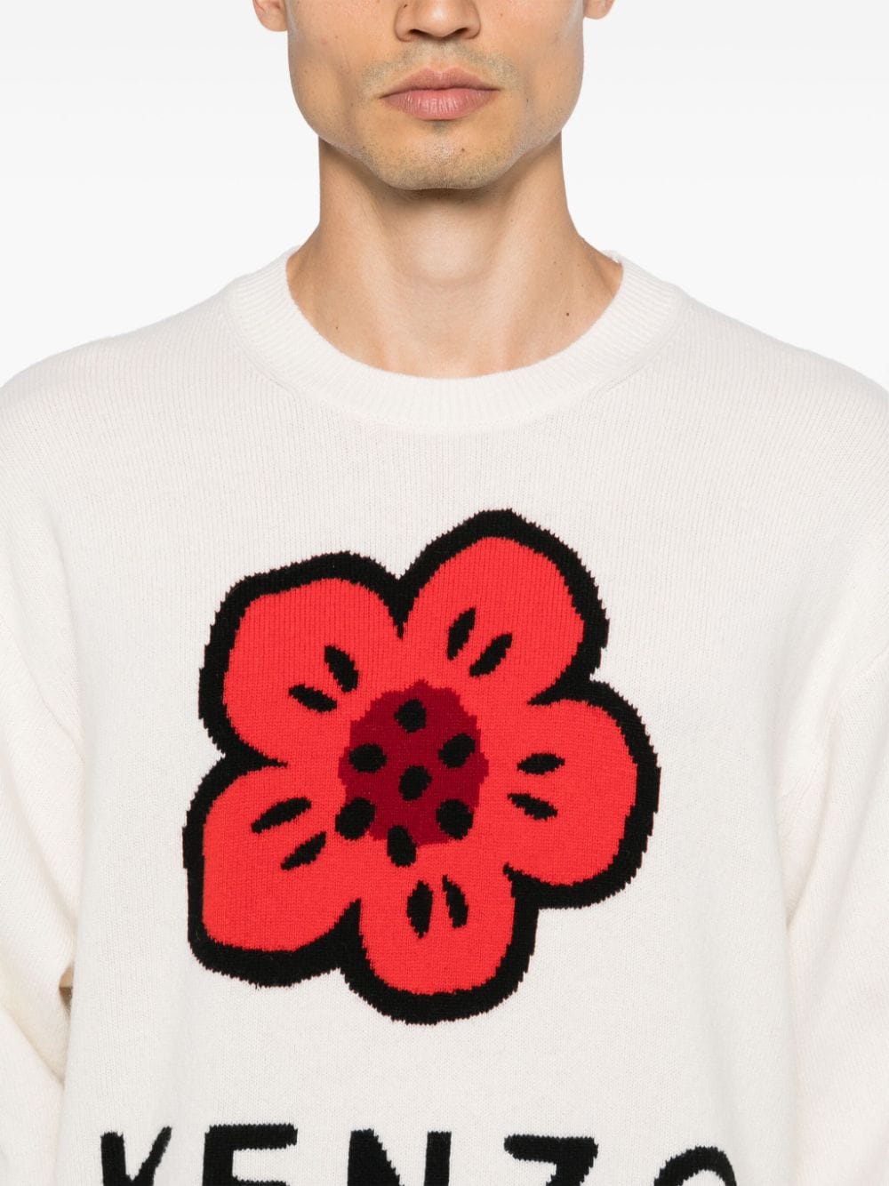 Boke flower wool sweater