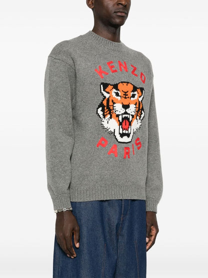 Lucky tiger wool sweater