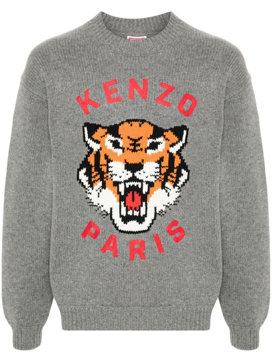 Lucky tiger wool sweater