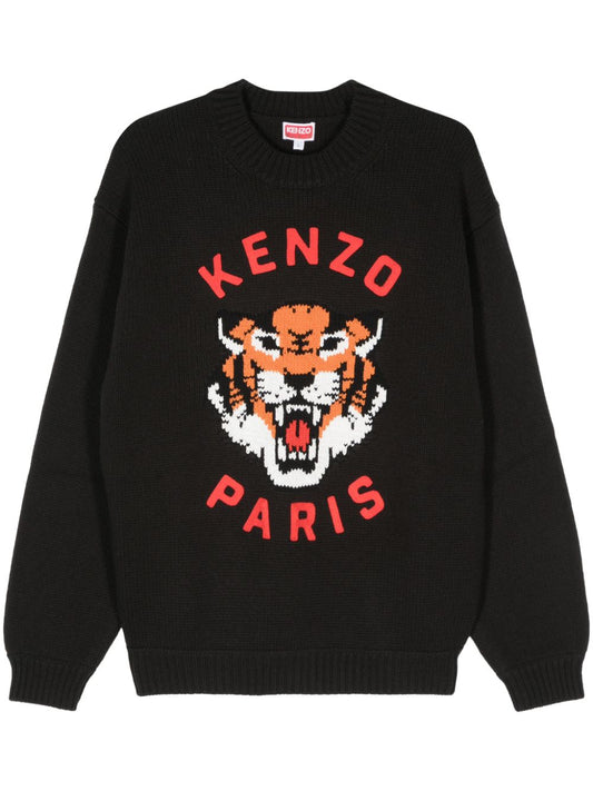 Lucky tiger wool sweater