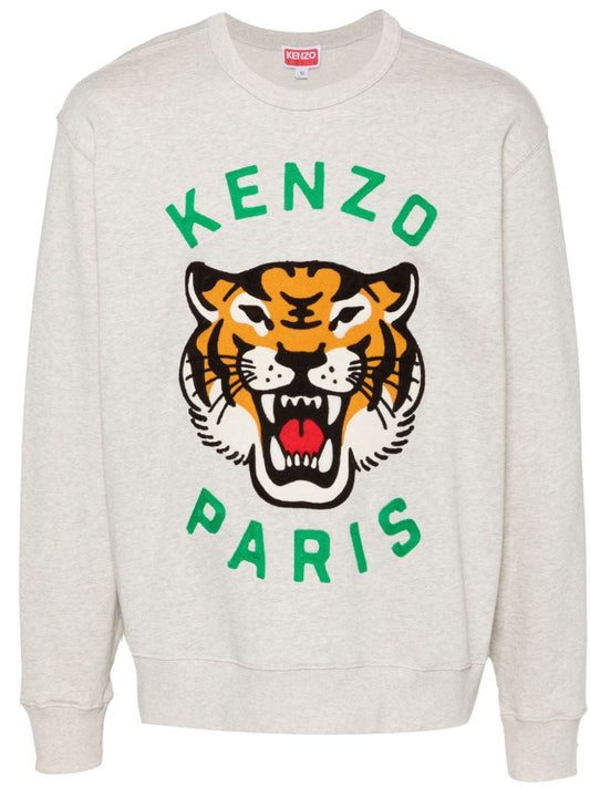 Lucky tiger cotton sweatshirt