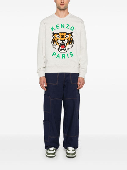 Lucky tiger cotton sweatshirt