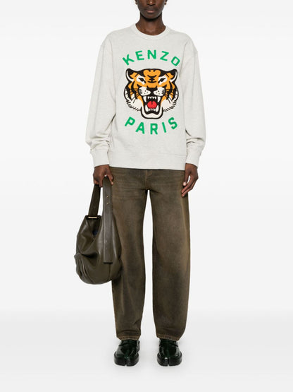 Lucky tiger cotton sweatshirt