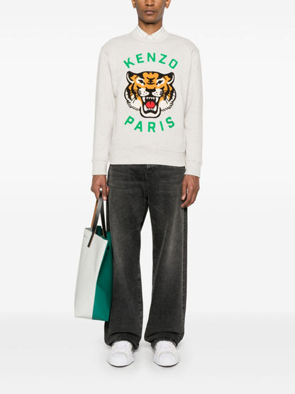 Lucky tiger cotton sweatshirt